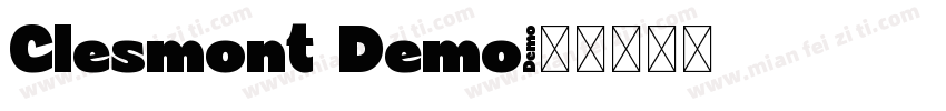 Clesmont Demo字体转换
